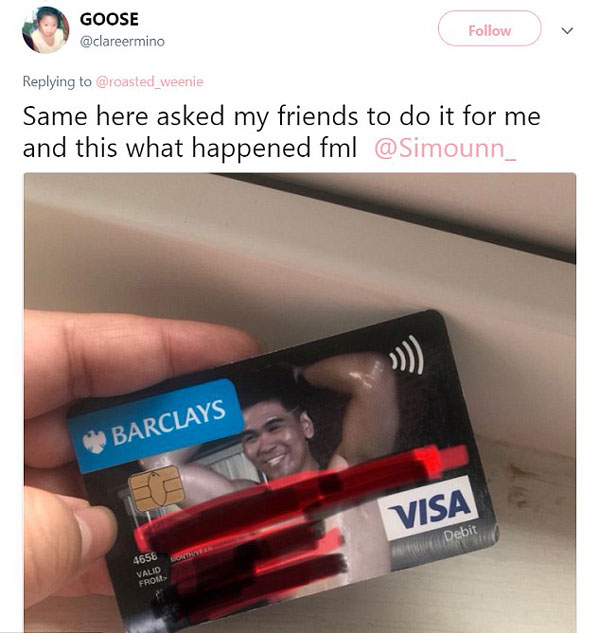 美国男子奇葩信用卡爆红