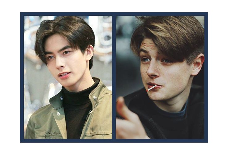 比起齐刘海,妹妹头,这种螃蟹头明显气场强多了,撑得起场子,配西装又潮