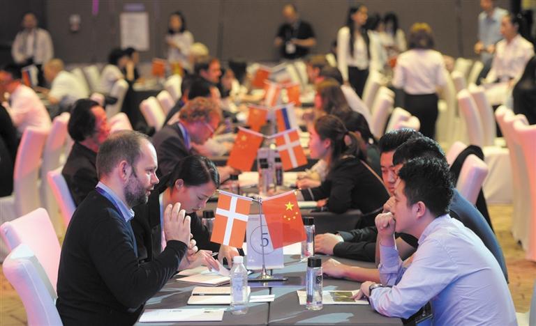 中欧企业项目配对洽谈会举行洽谈逾800场