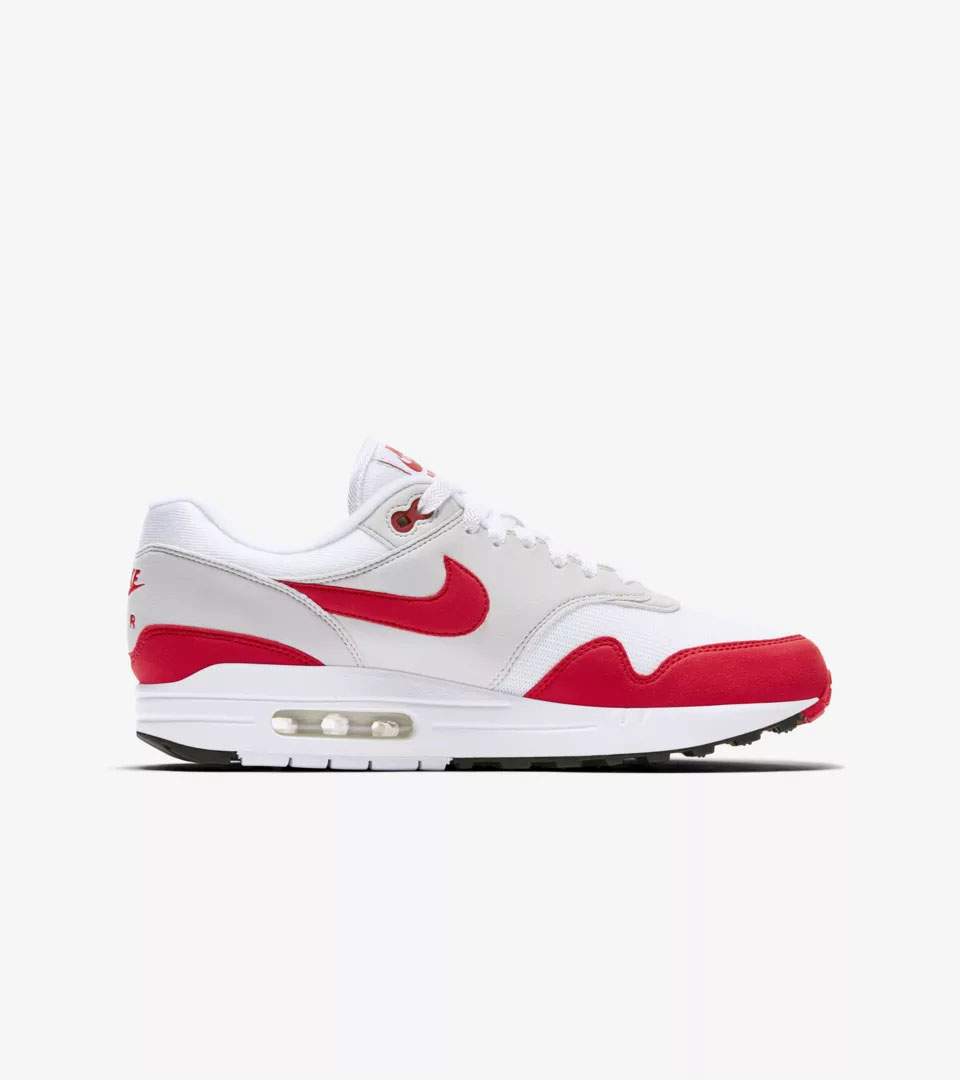 元祖白红配色回归!nike air max 1 "anniversary" 本周即将发售
