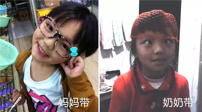 有妈妈发来这样的对比