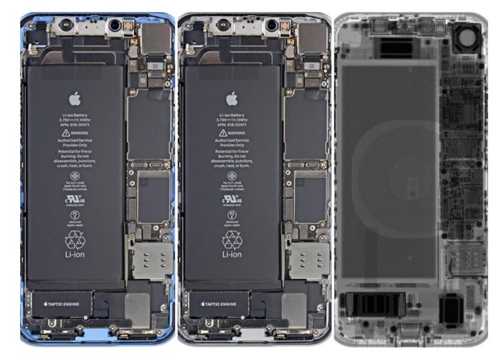 极客范ifixit放出苹果iphonexrxs内部结构壁纸