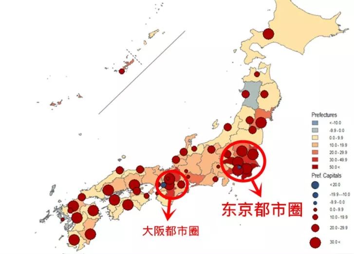 日本的乡村在竭力留人   大城市却在赶人   东京,大阪等超级都市