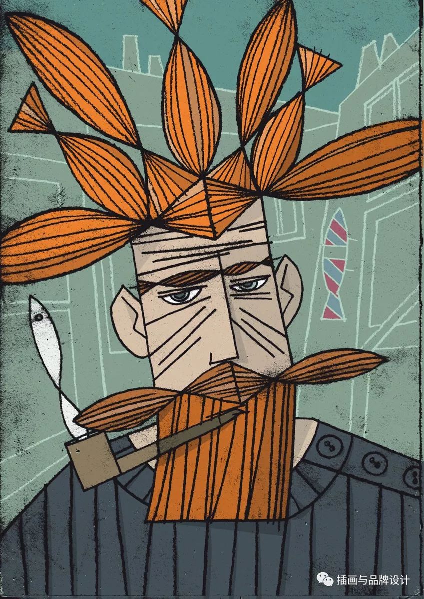 插画丨他的插画每一张都有创造力!