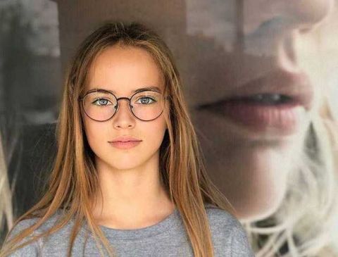 9岁被封"世界最美少女" 13岁的她更美了|超模|kristina|儿童_新浪新闻