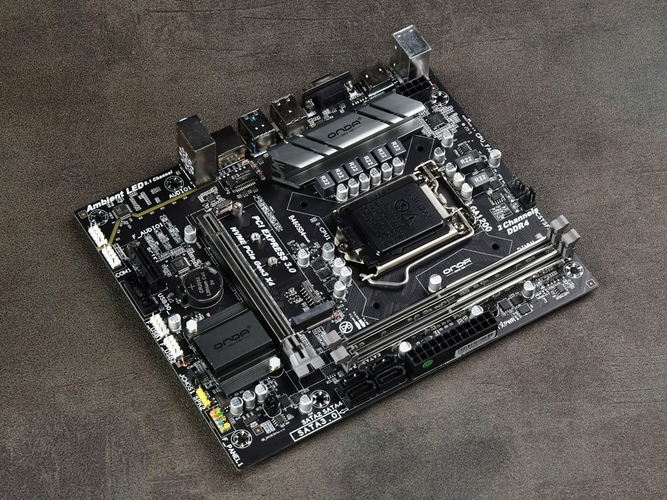 性价比十足昂达b460sd4主板图赏