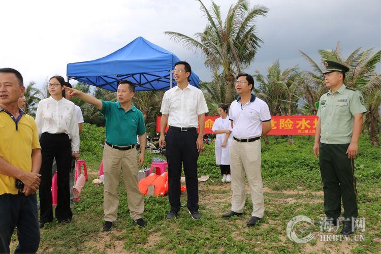 海口美兰区区长周健巡查端午节期间安全保障工作