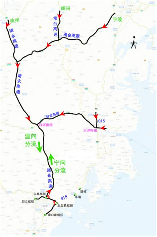 甬台温高速公路复线乐清段近期施工,这两个时间段注意绕行!