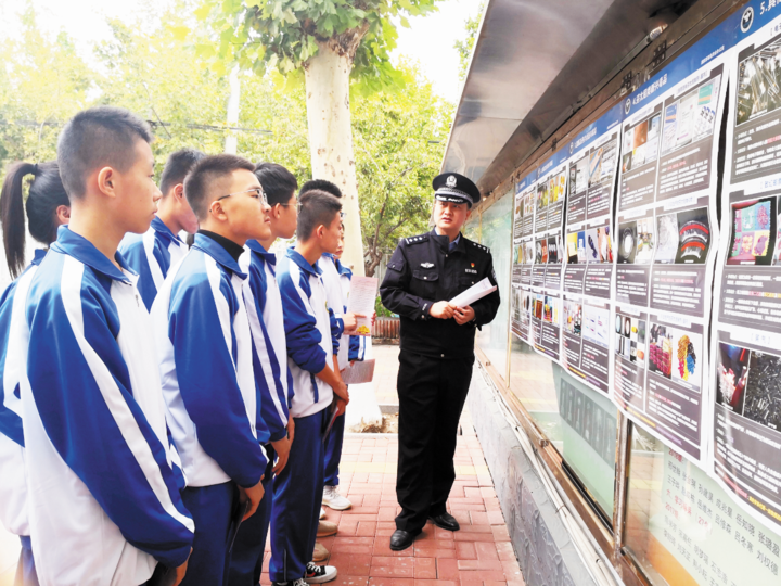 禁毒宣传走进桓台县渔洋中学