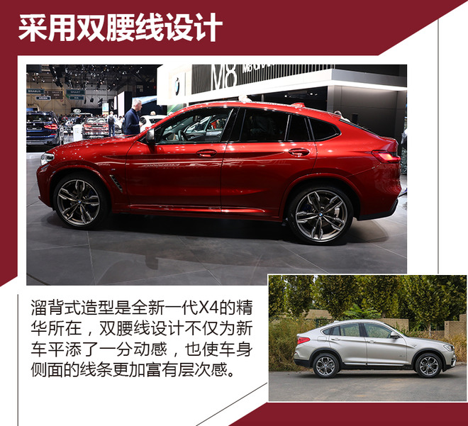 不仅有个性而且更实用 宝马x4新老车型对比