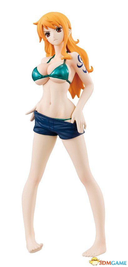 《海贼王》三美女泳装手办 穿比基尼展示性感身材