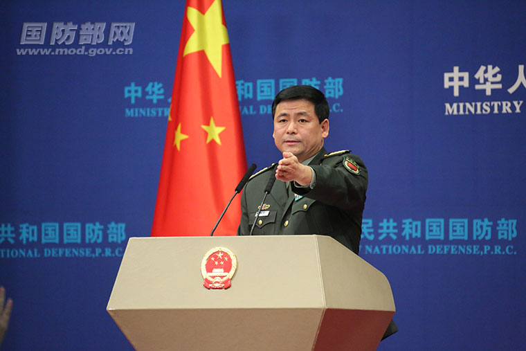 国防部新闻局副局长,国防部新闻发言人任国强大校答记者问