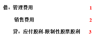 限制性股票会计处理-分红