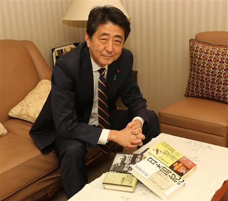 安倍脸书截图(产经信息)