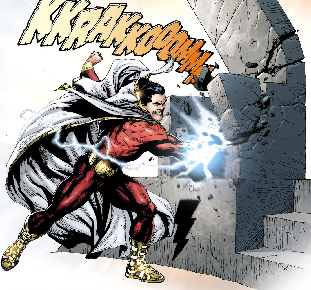 雷霆沙赞这个dc超级英雄有点中二搞笑