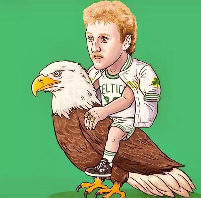 伟大的凯尔特人名宿拉里伯德有着"大鸟"之称,所以伯德的坐骑是一只