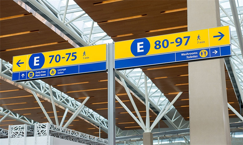 卡尔加里国际机场导视系统设计