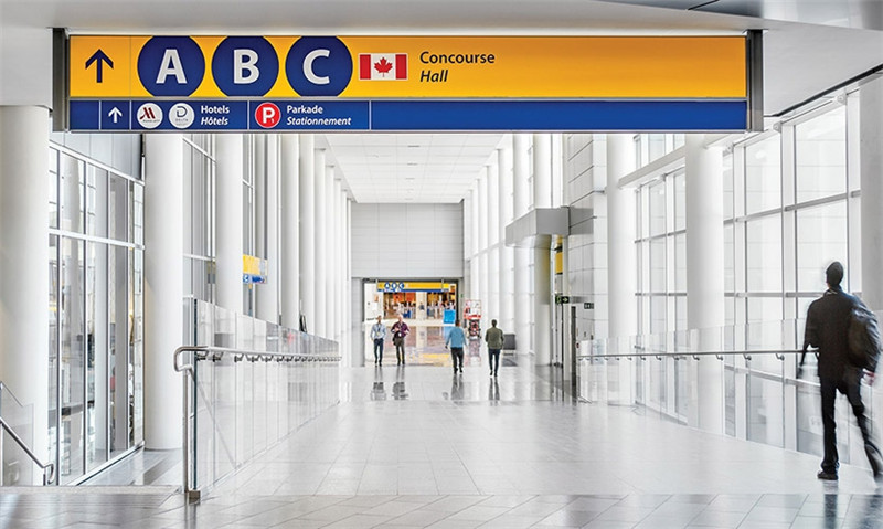 卡尔加里国际机场导视系统设计