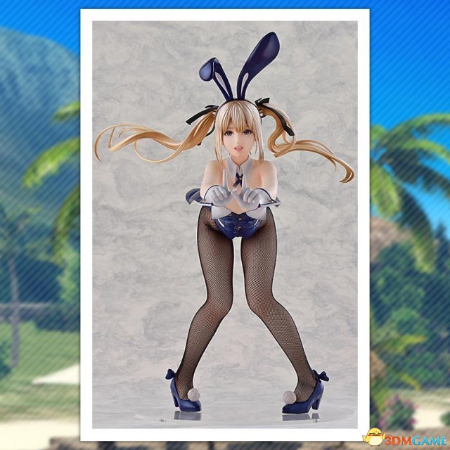 《死或生》兔女郎玛丽罗斯手办 黑丝网袜俏皮性感