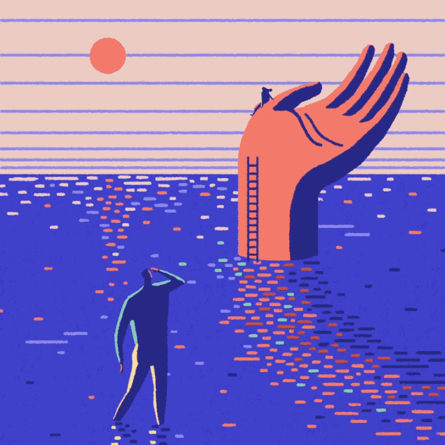 插画丨90后美女画出2018年最佳gif插画现代人生活在她笔下既灵动又