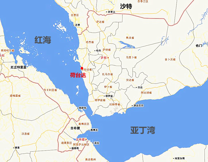 (地图来源:国家地理信息公共服务平台)路透社以"赌博"描述联军最新