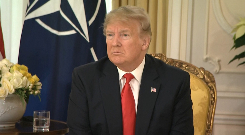 （3日，特朗普表示已要求日本增加负担美军经费 图源：日本富士新闻网）