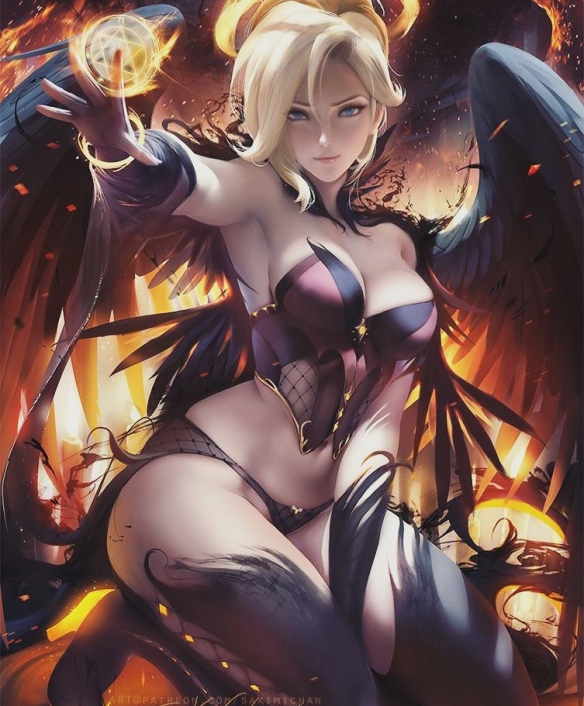 加拿大插画家sakimichan最新游戏动漫人物性感同人赏