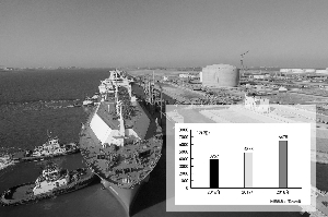 　　2016年至2018年天然气进口情况（前三季度）　尤霏霏 制图