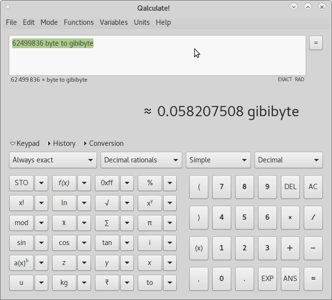 Qalculate 全宇宙最好的计算器软件 Linux 中国 财经头条 Qalculate 全宇宙最好的计算器软件 Linux 中国 财经头条