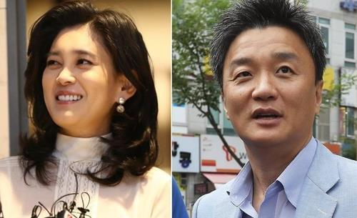 左:三星千金李富真;右:李富真前夫任佑宰