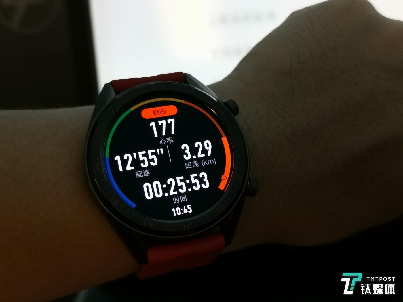 超长续航智能心率检测实测新款huaweiwatchgt活力款钛极客