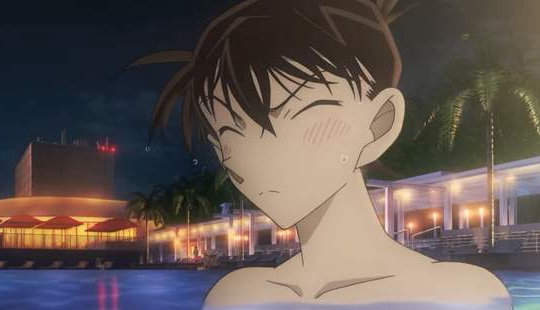 第23部柯南电影改风格新兰共浴一吻定情