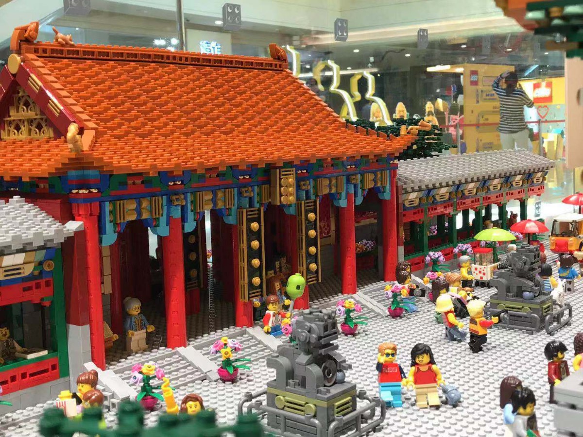 乐高达人巧手搭建500万粒积木展现中国古建