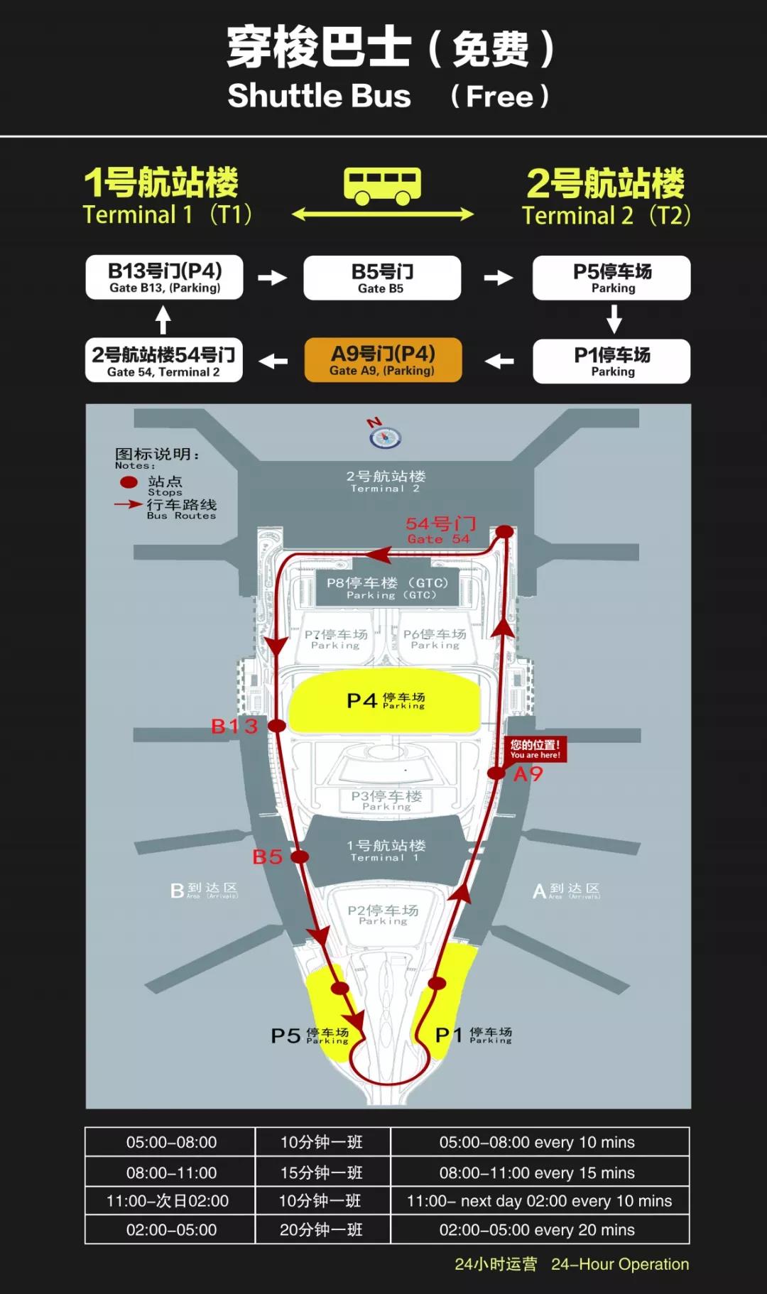 30日起,来t1航站楼接机的车辆请到停车场候客|白云机场|停车场|航站