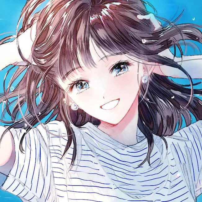 动漫女生头像握不住的沙干脆扬了它