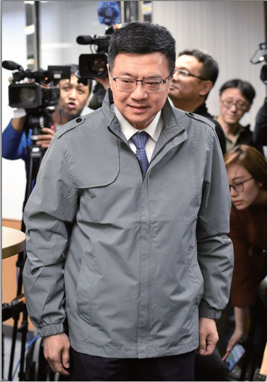 2019年1月6日，台湾民进党公布党主席补选结果，卓荣泰当选新一任民进党主席。图/视觉中国
