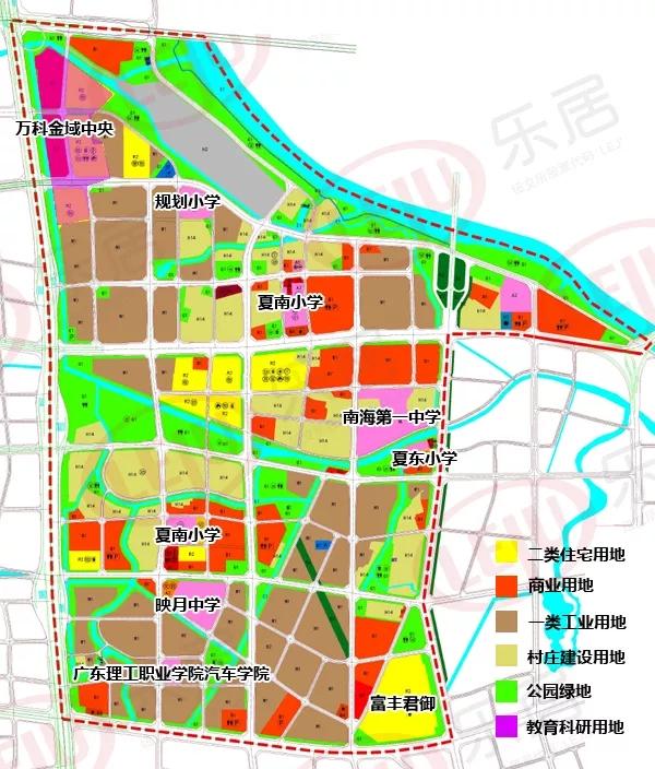 桂城街道社区分布图图片