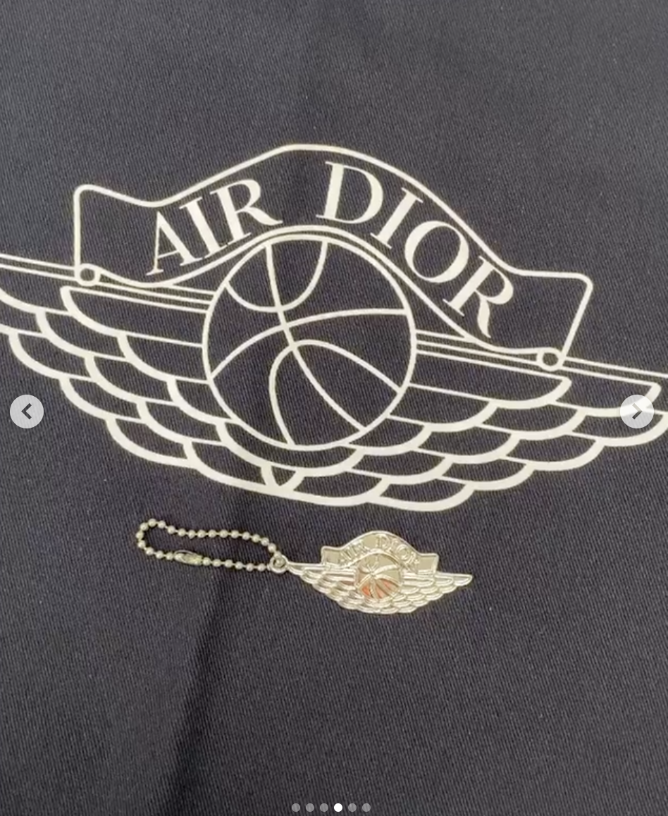 除了联名 air jordan 1 外,air dior 系列还有不少值得关注的联名服饰