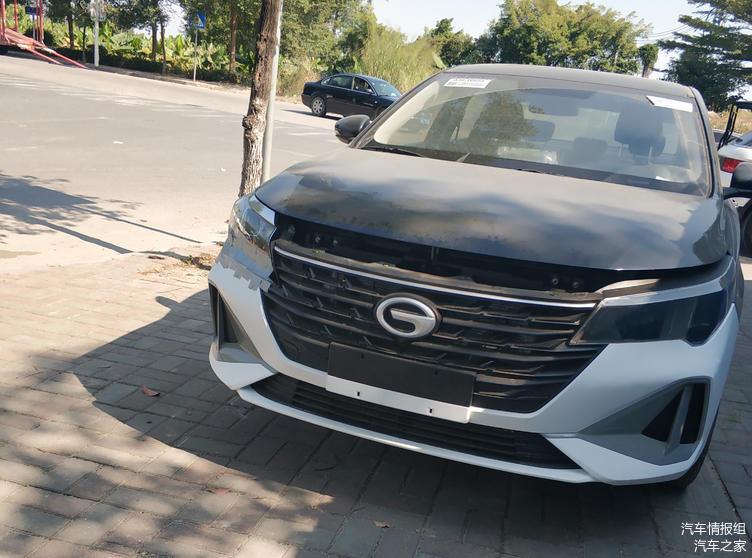 中期改款的传祺ga4实拍图曝光 前脸大改/动力换新