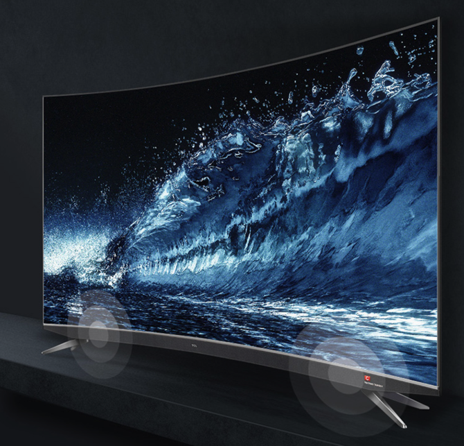 tcl 55q960c量子点曲面电视再促销 到手价4499元