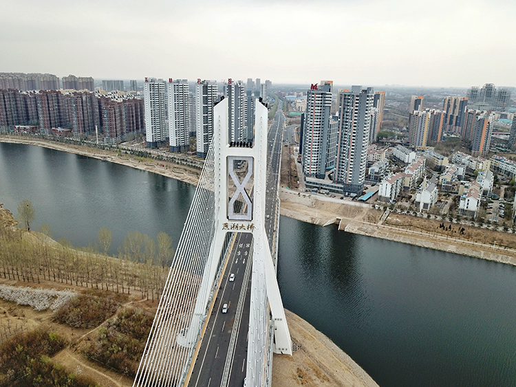 航拍燕潮大桥正式通车燕郊15分钟到北京东六环