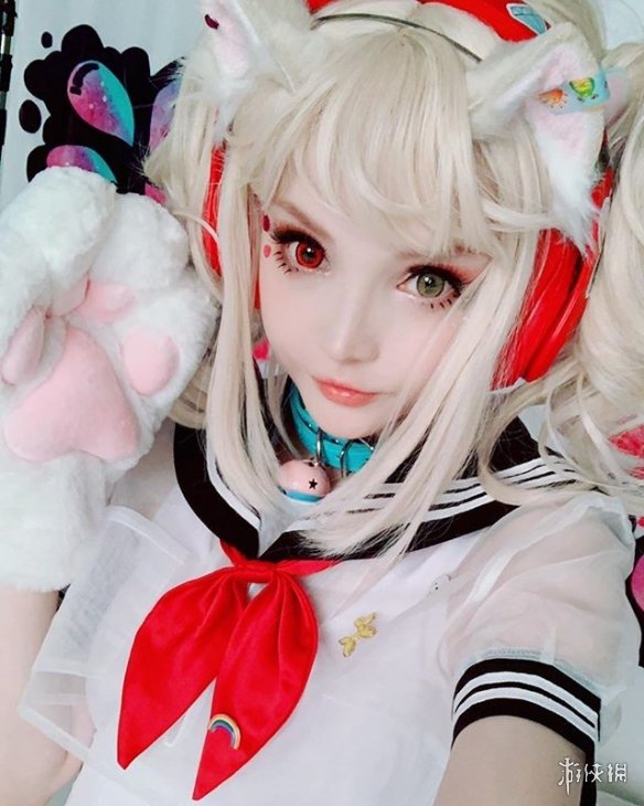 俄罗斯美少女cos兔女郎版明日香傲娇少女异常唯美