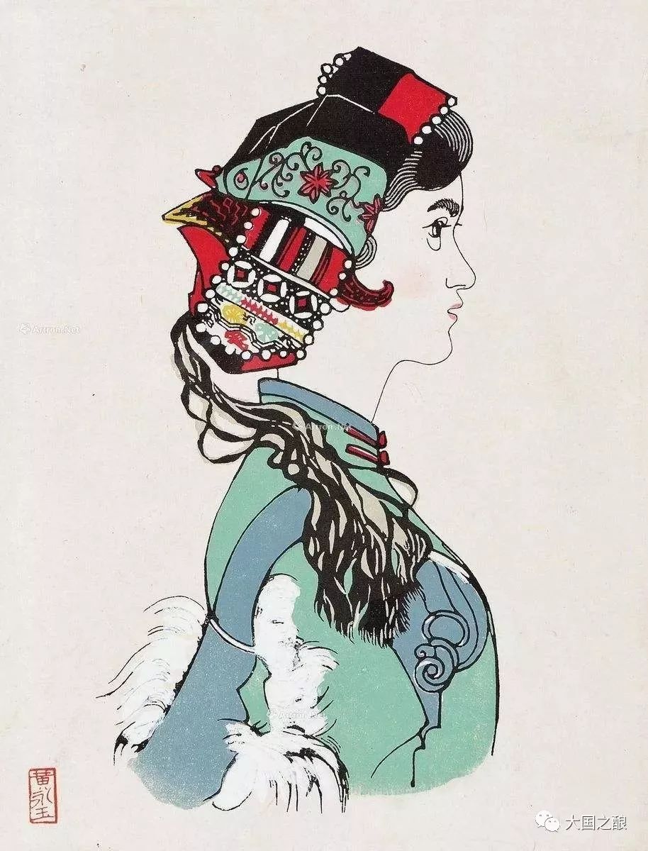 《春潮》1956年,他出版的《黄永玉木刻集》,代表作《春潮》和《阿诗玛