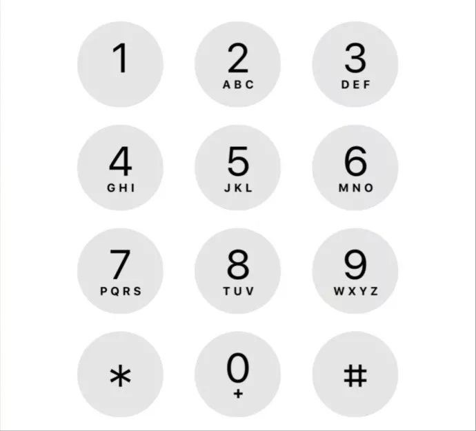 iphone的9格数字键竟然藏着这个秘密