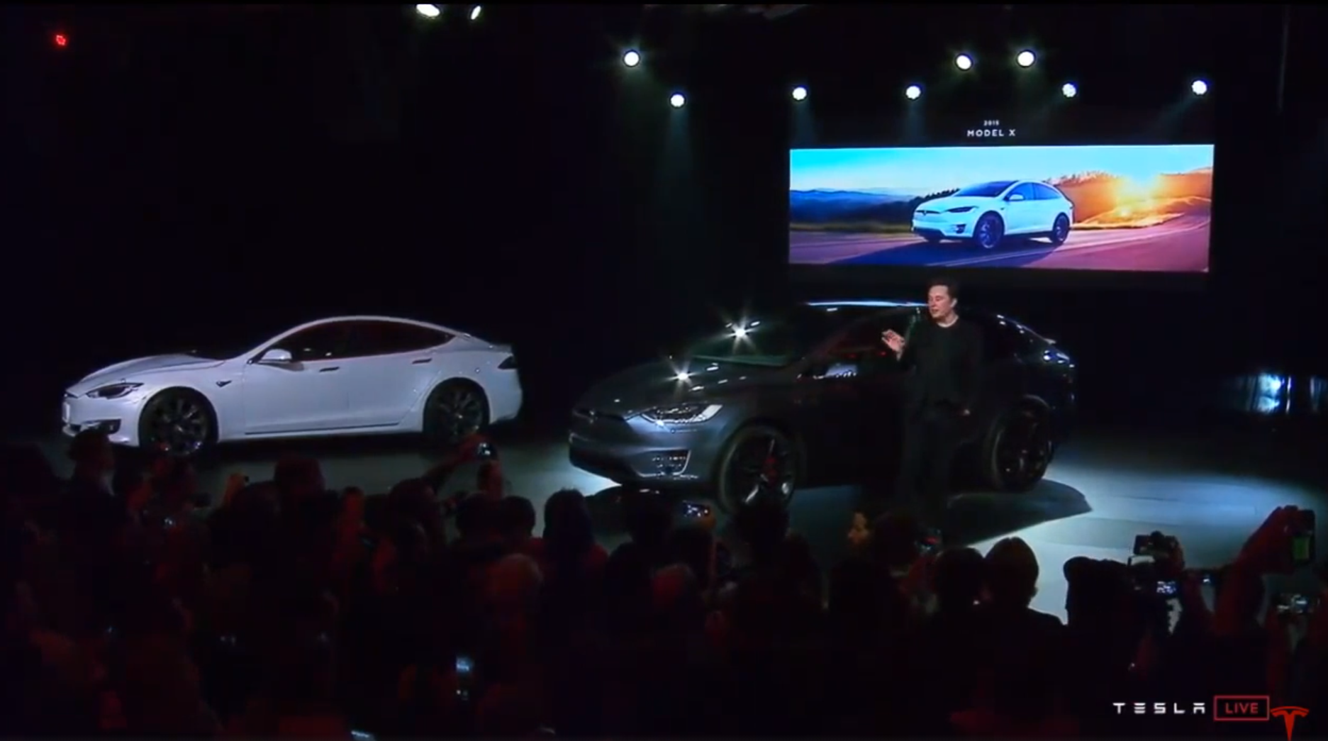 直播特斯拉modely发布会