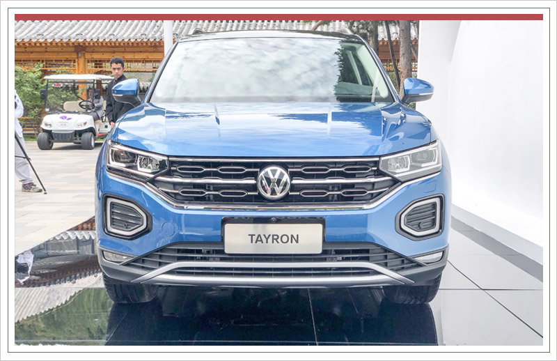 这款英文名称为"tayron"的suv车型,其含义来源于tiger iron,寓意极具