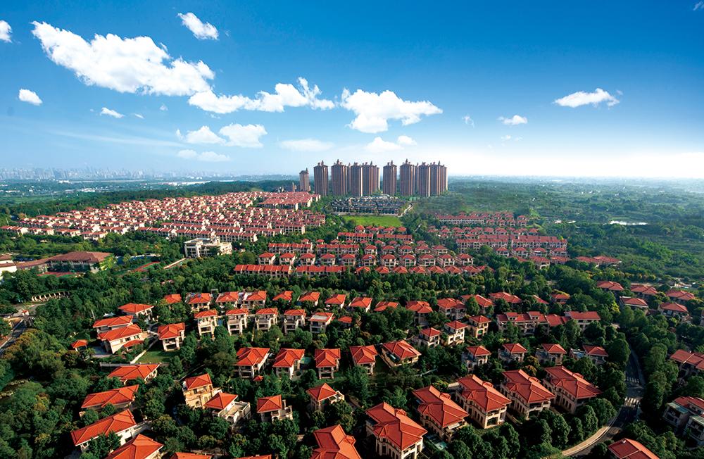 成都雅居乐花园实景图69692017年雅居乐地产全年预售面积为736