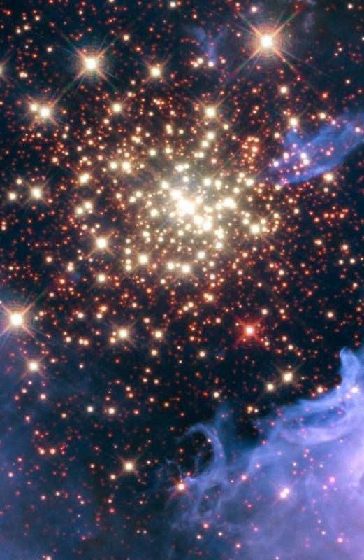 银河系"宇宙工厂"爆炸瞬间 新恒星出世如璀璨烟花