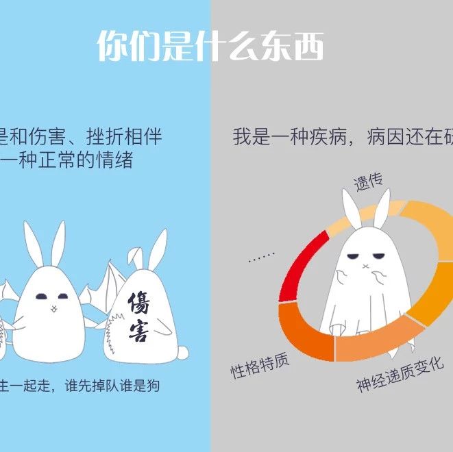 一图分清抑郁症和抑郁情绪,清晰明了!|抑郁症|抑郁情绪|等号_新浪新闻
