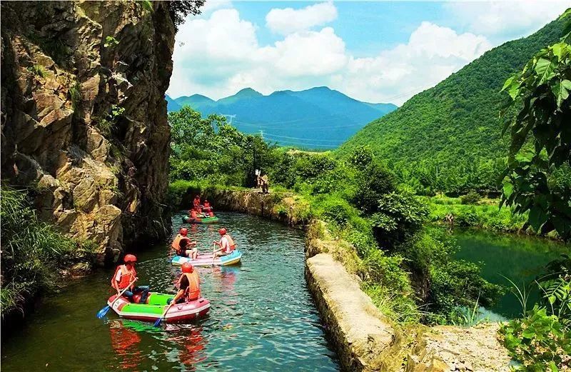 浙江漂流地图 | 在高高低低的山谷溪涧把玩清凉与刺激!